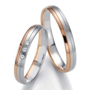 Breuning zlaté snubní prsteny BR48/07127BI+BR48/07128BI