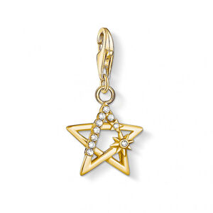 THOMAS SABO přívěsek charm Star stones gold 1851-414-14