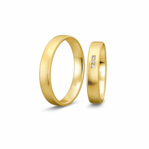BREUNING zlaté snubní prsteny BR48/04403YG+BR48/14403YG