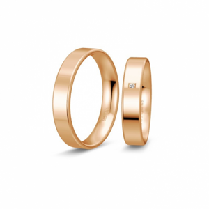 BREUNING zlaté snubní prsteny BR48/04404RG+BR48/14404RG