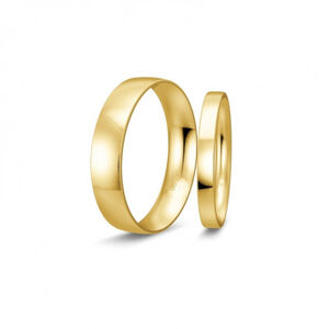 BREUNING zlaté snubní prsteny BR48/50113YG+BR48/50114YG