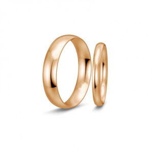 BREUNING zlaté snubní prsteny BR48/50105RG+BR48/50106RG