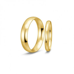 BREUNING zlaté snubní prsteny BR48/50105YG+BR48/50106YG