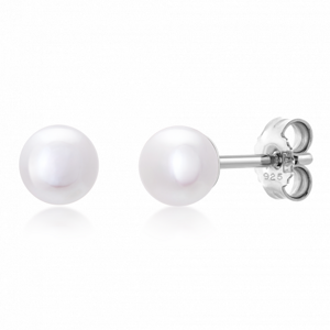 SOFIA stříbrné náušnice s přírodní perlou WWzapbutt-5WH
