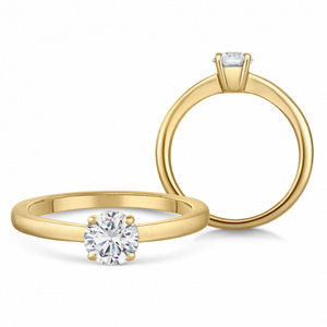 SOFIA DIAMONDS zlatý zásnubní prsten s diamantem 0,70 ct BDRB90349YG