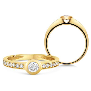 SOFIA zlatý zásnubní prsten ZODLR235710XL1