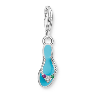 THOMAS SABO přívěsek charm Turquoise flip flop with colorful stones 2025-914-7